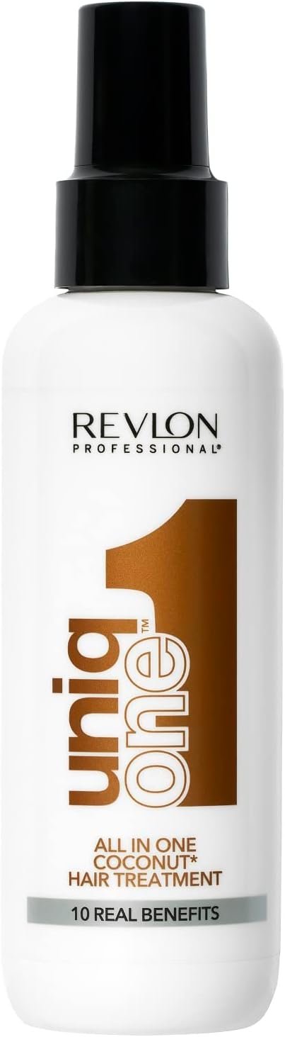 UniqOne, Masque en Spray Sans Rinçage (150 ml), Soin Cheveux Nourrissant et Réparateur, Formule Vegan, Tous Types de Cheveux, Coconut