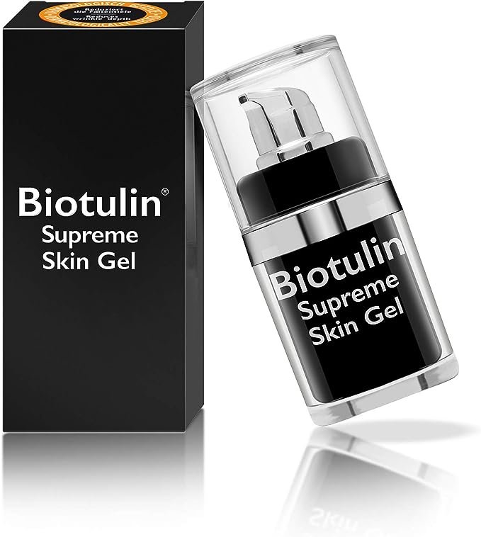 Supreme Skin Gel 15ml – Sérum facial anti-rides pour femmes et hommes – Acide hyaluronique – Ingrédients anti-âge et anti rides