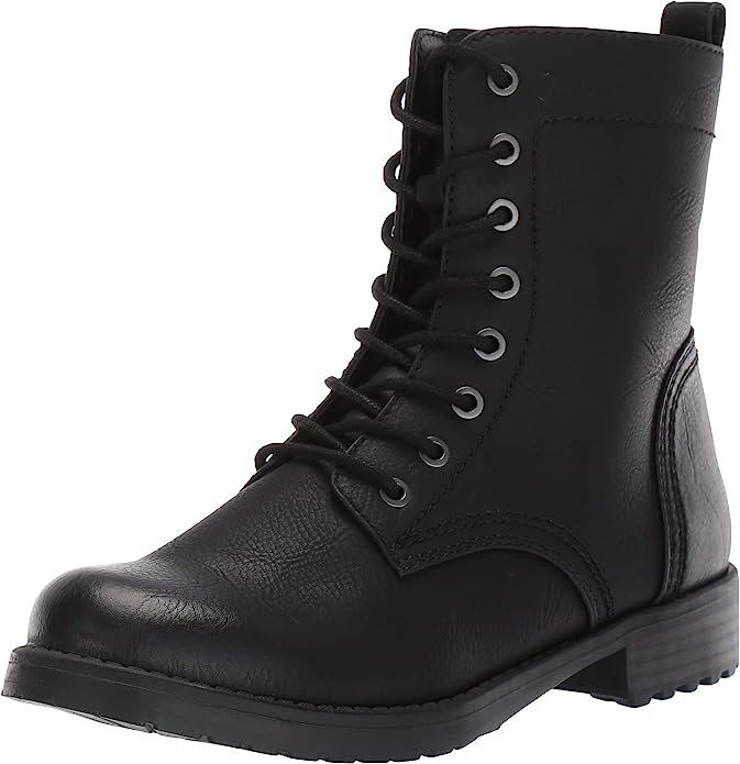 Bottes Militaires à Lacets Femme