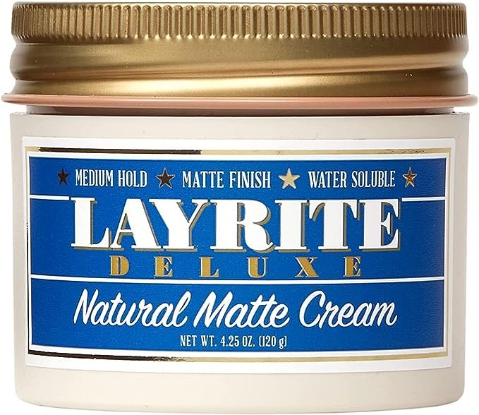 Natural Matte Cream 120g | Arrêt Moyen | Soluble Fans L&rsquo;eau | Fini Mat